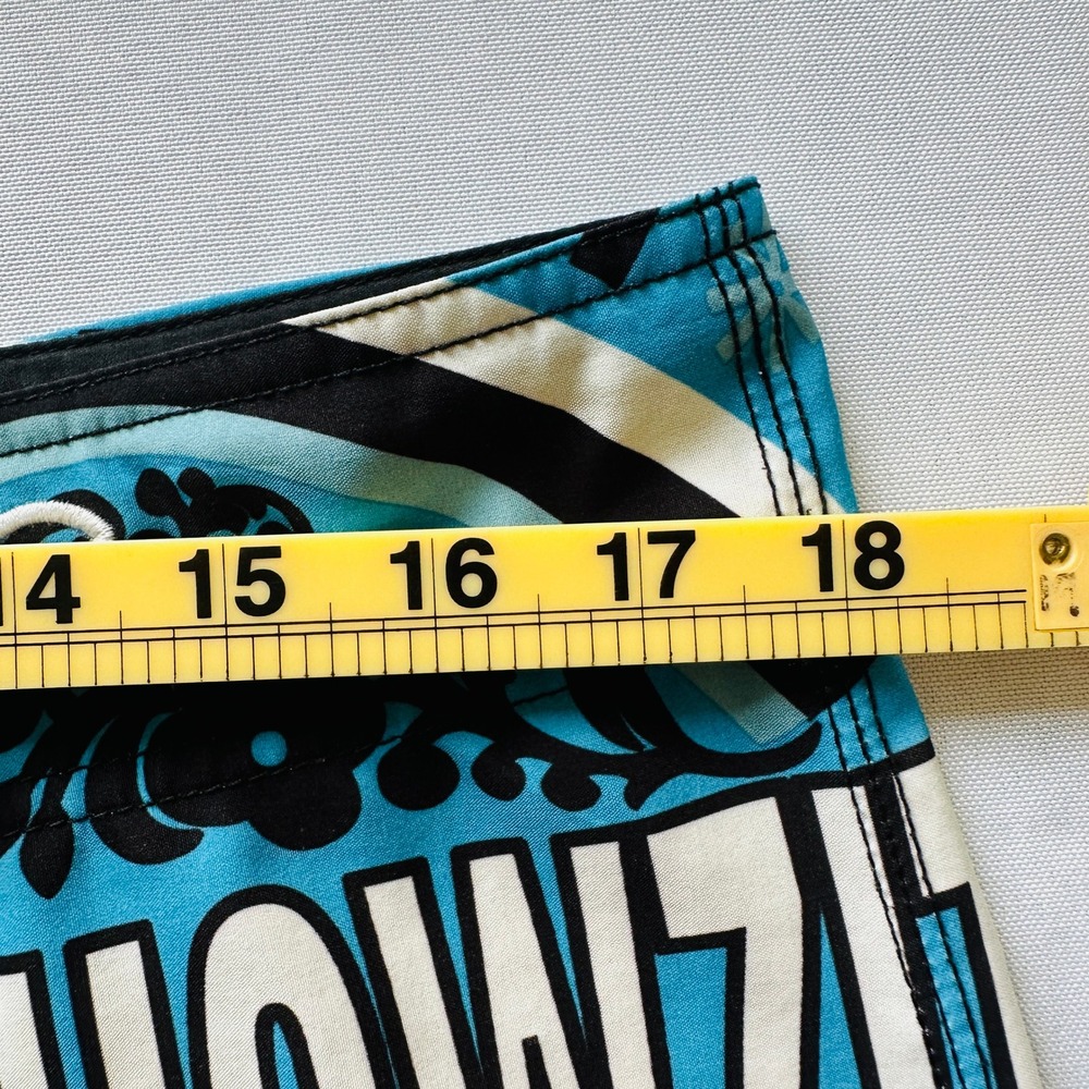 HIC Hawaiian Island Creations Mens Board Shorts 34‎ Howzit Surf Trunks Vacation - Picture 4 of 16